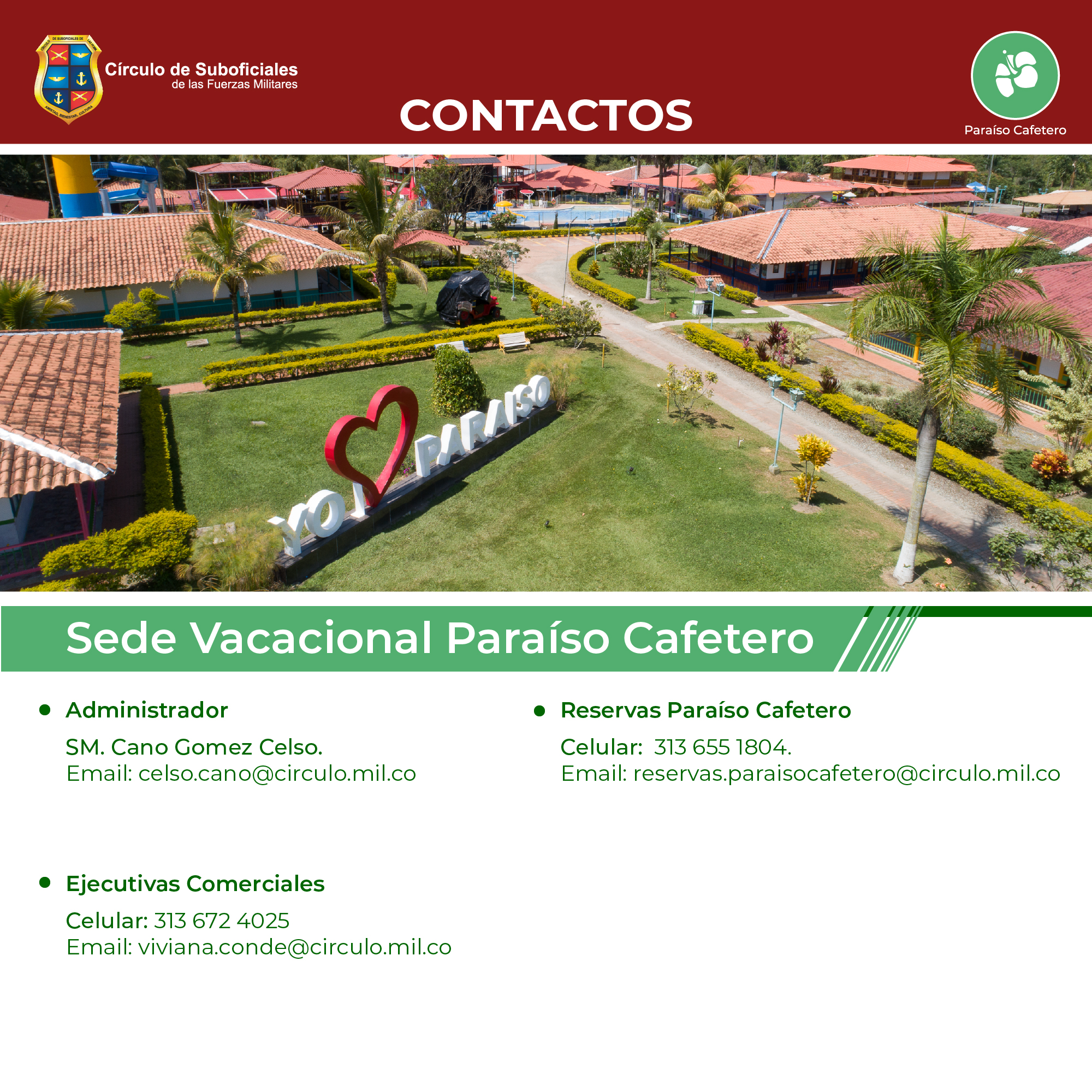 Dependencias - Paraíso Cafetero